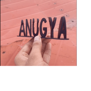 Flip names - 2 inch height