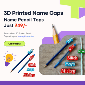 Customizable Pencil Name Cap